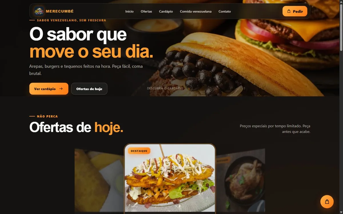 Merecumbé: desktop