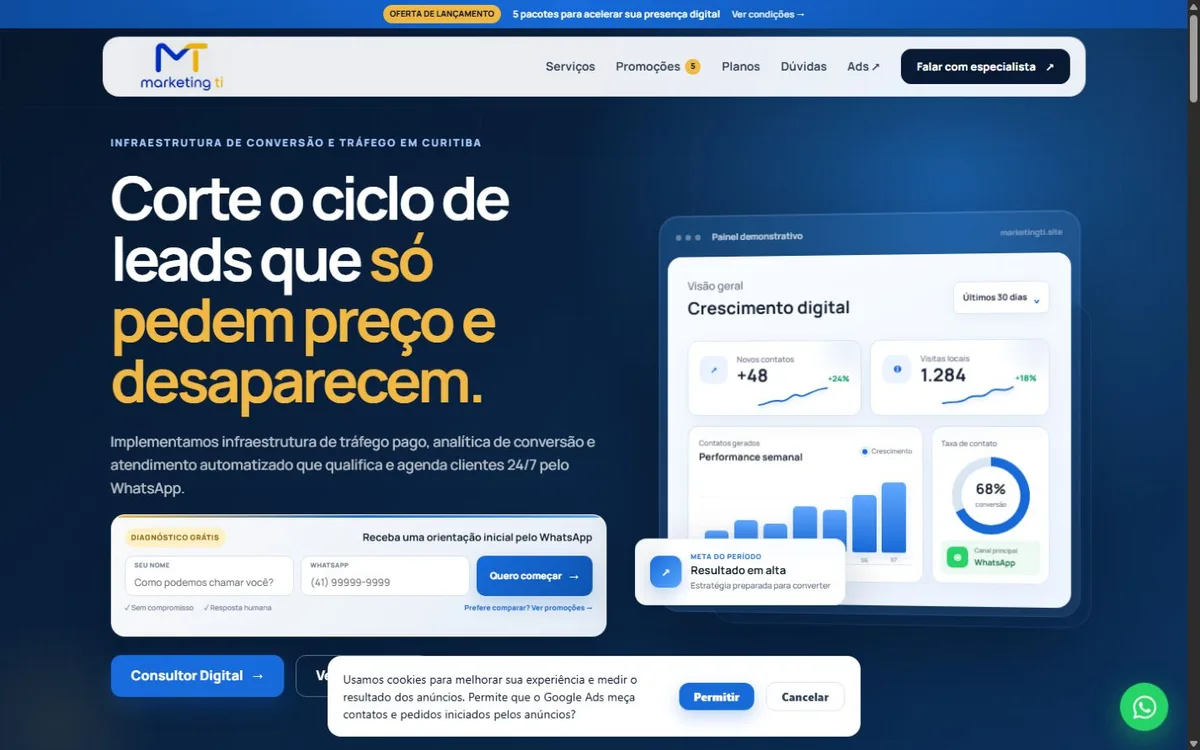 Marketing TI Curitiba: desktop